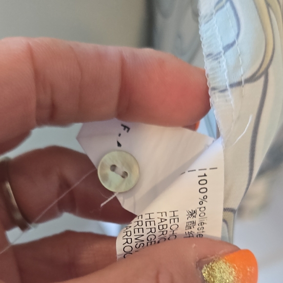 Zara‎ Multicolor Patterned Blouse-Large.   z15 - Picture 4 of 10